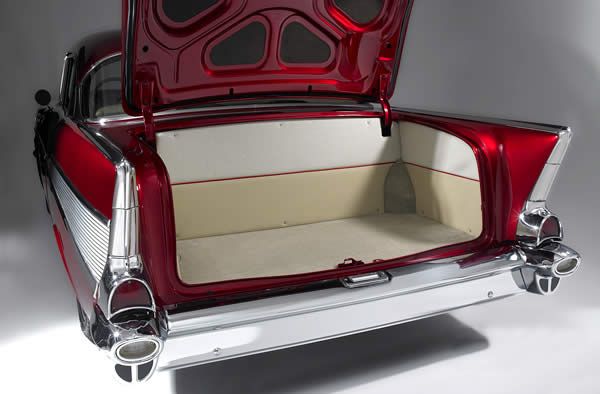 1957 Chevrolet Bel Air, Trunk Chevrolet Bel Air, 1957 Chevy Bel Air