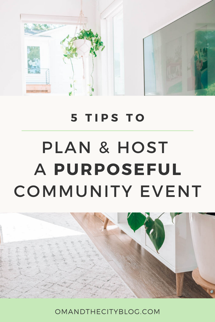 How to Plan a Meaningful Community Event