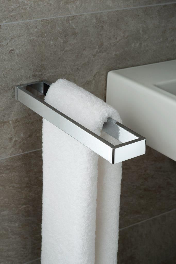 Shama Double Towel Rail By Vado A Fantastic Space Saving Yet Stylish Double Towel Rail Solut Bathroom Accessories Luxury Small Toilet Room Bathroom Accesories