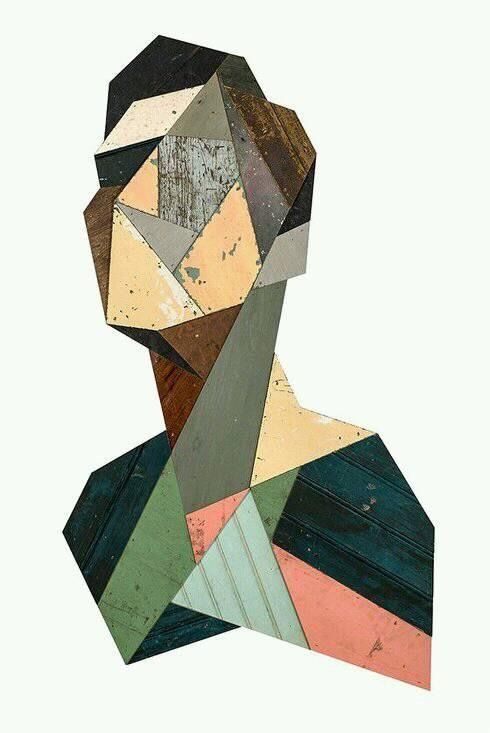 Pin by Isabelle Fontrin on CAHIERS FAIT À MAIN | Geometric art, Collage