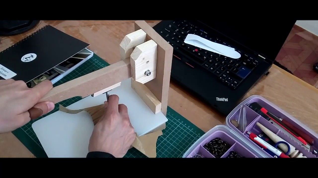 Wooden Leathercraft Handpress Ahsap Deri Delme Presi Leathercraft Leathertools Handpress Woodenpress Deri Hobi Saglik