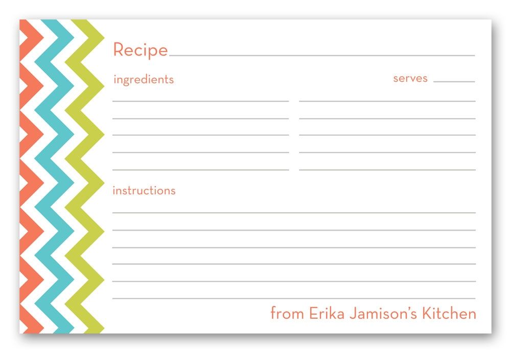 This is an image of Adaptable Cute Recipe Cards It is a graphic of Adaptable Cute Recipe Cards