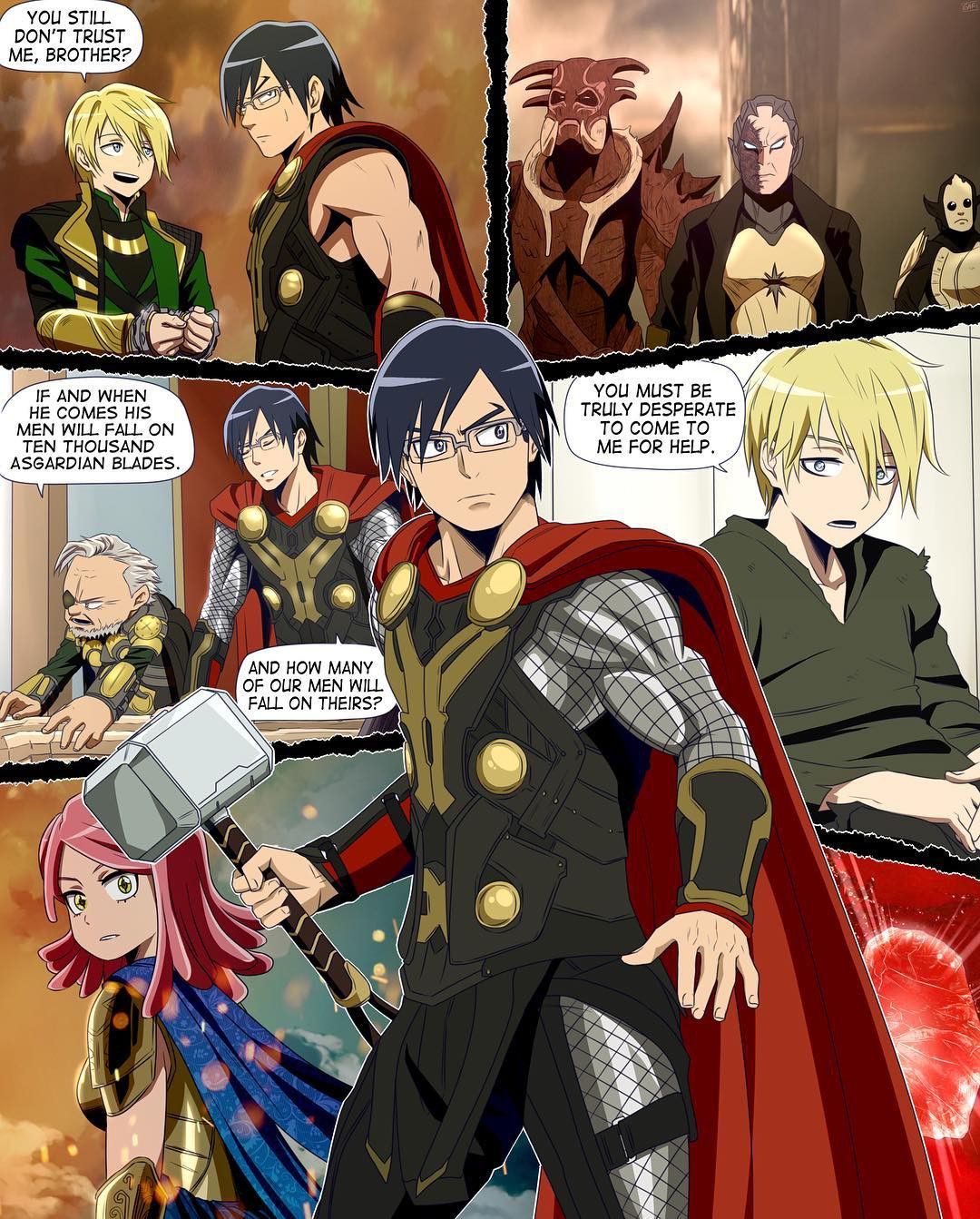 Pin by Isabelle Bartlett on BNHA X Marvel | Anime crossover, Anime, My