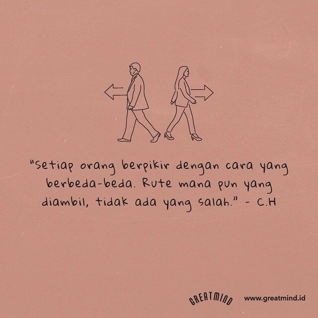@greatmind.id on Instagram: “Setiap orang berpikir dengan cara yang