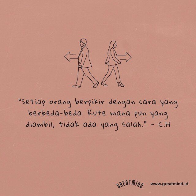 @greatmind.id on Instagram: “Setiap orang berpikir dengan cara yang