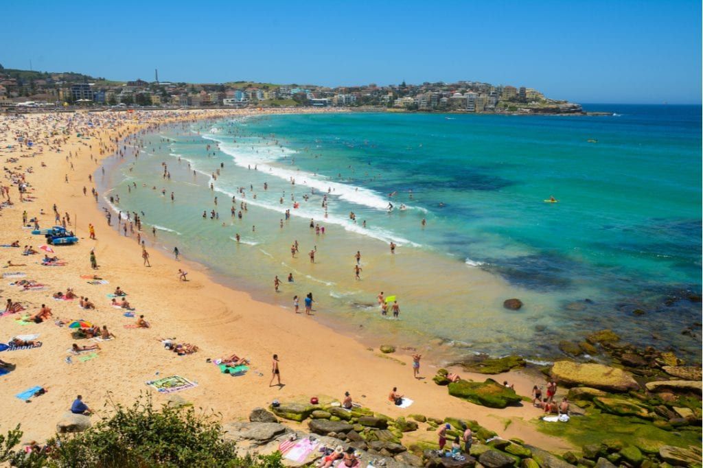 Amazing Things To Do In Sydney Australia 8 Sunbathe At Bondi Beach Cheap Beach Vacations Canary Islands Canary Islands Spain