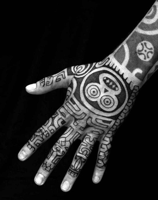 Top 41 Tribal Hand Tattoo Ideas 2021 Inspiration Guide Hand Tattoos For Guys Tribal Tattoos Tribal Hand Tattoos