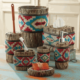 Aztec Southwestern Bath Accessories With Images Aztec Southwestern Bath Accessories