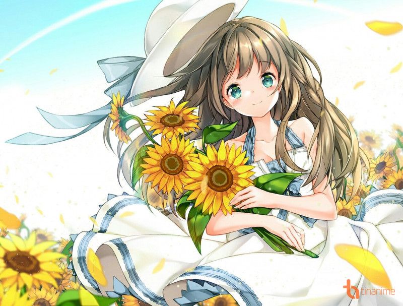 Anime girl schüchtern