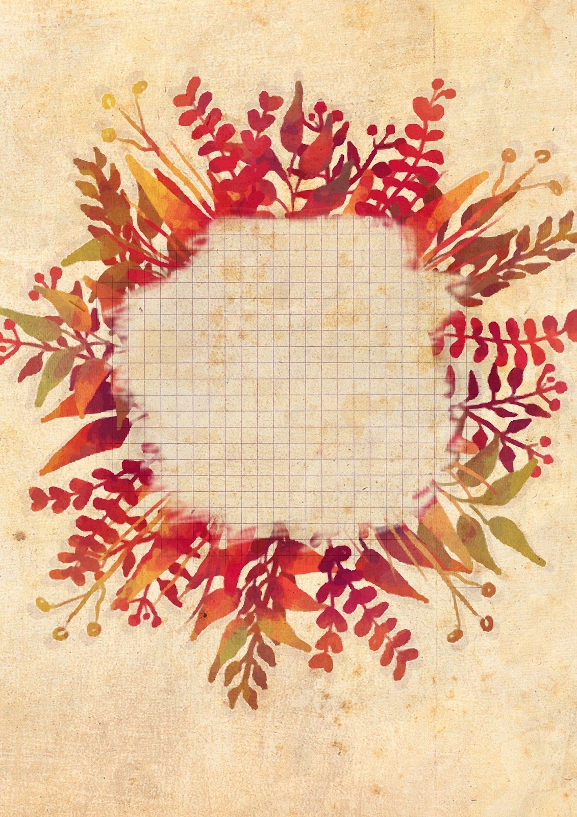 Nuskina Papeles Gratis Otono Para Scrapbooking Collage