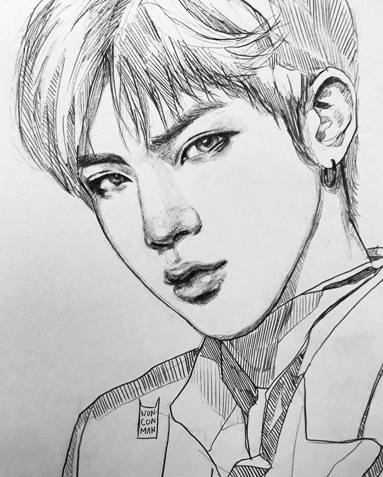 Download Bts Kpop - Free Coloring Pages