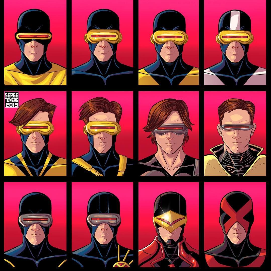 Cyclops Through The Ages Cyclops X Men Cyclops Marvel X Men