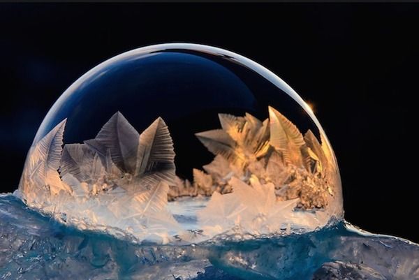 シャボン玉に生まれる美しい雪の結晶 ラビトーク 氷晶 結晶 写真 壁紙 シャボン玉に生まれる美しい雪の結晶 ラビトーク 氷晶 結晶 写真 壁紙