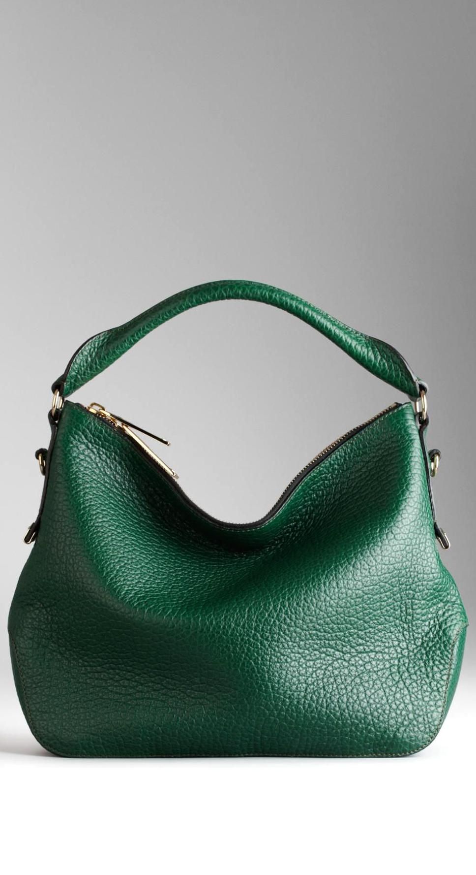 Small Heritage Grain Leather Hobo Bag Burberry Bags Shoulder Bag Leather Hobo Bag