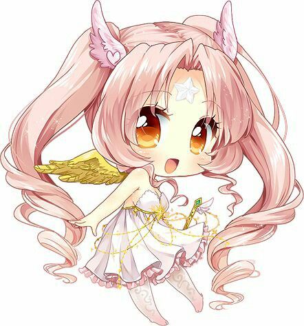 Angel chibi girl Gif Kawaii, Chibi Kawaii, Kawaii Art, Kawaii Anime ...