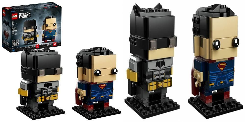 LEGO BrickHeadz Tactical Batman and Superman 41610 Building Kit (209 Piece) | Batman and superman, Tactical, Lego
