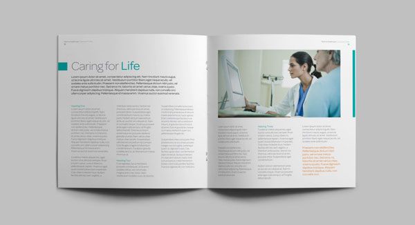 medical booklet design