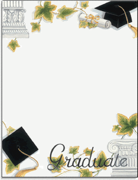 graduation invitation borders graduation invitations graduation