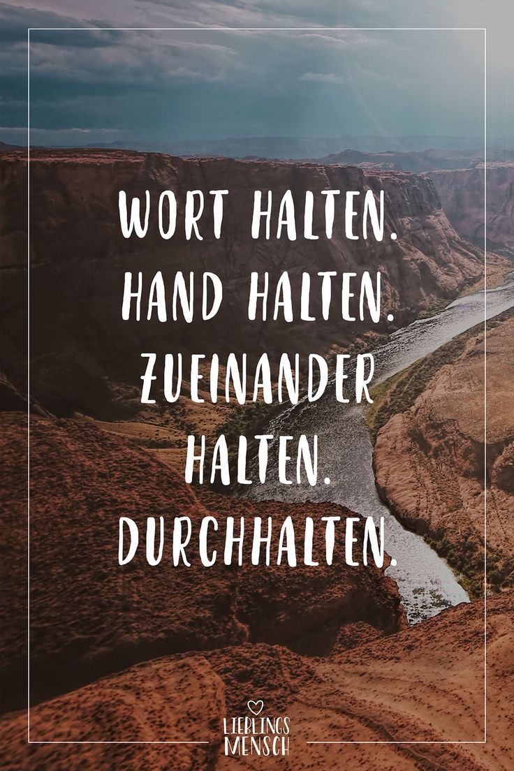 Visual Statements®️ Wort halten. Hand halten. Zueinander halten