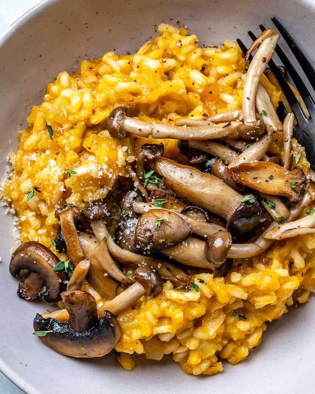 Butternut Squash Mushroom Risotto