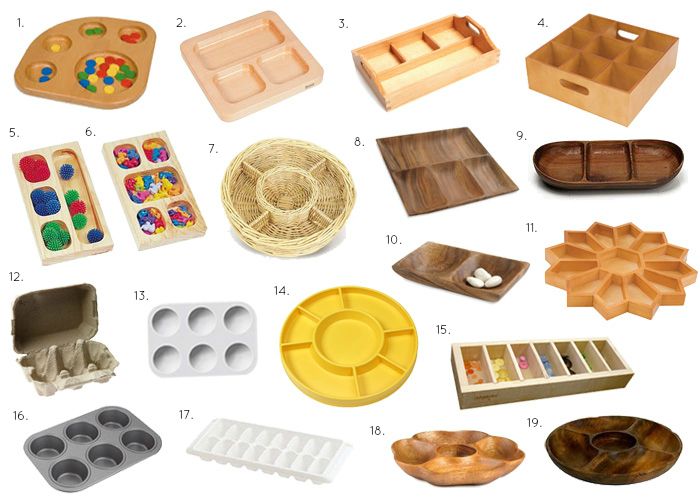 Montessori Sorting Trays - and Ideas!