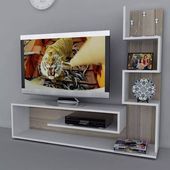 25 großartige Ideen, um ein modernes TV-Gerät-Dekor in Ihr Zuhause zu integrieren - Dekor-Ger...