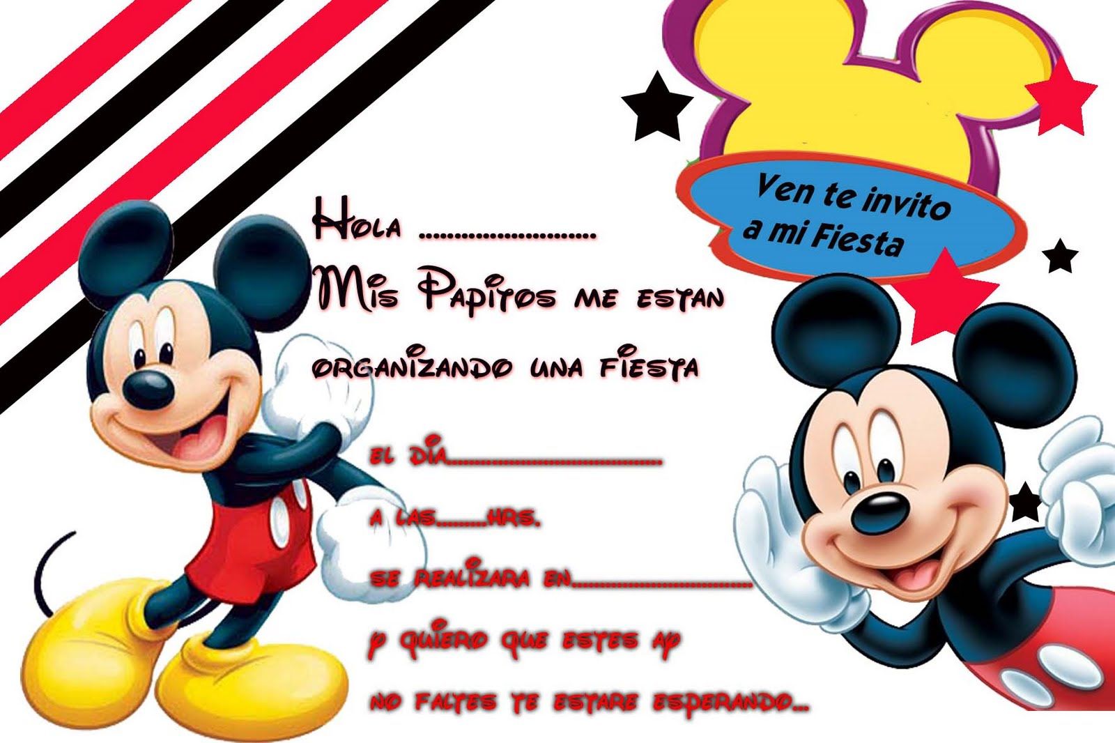 Invitaciónes de cumpleaños Mickey Mouse baby gratis para imprimir Tarjetas de mickey Invitaciónes de cumpleaños Mickey Mouse baby gratis para imprimir Tarjetas de mickey