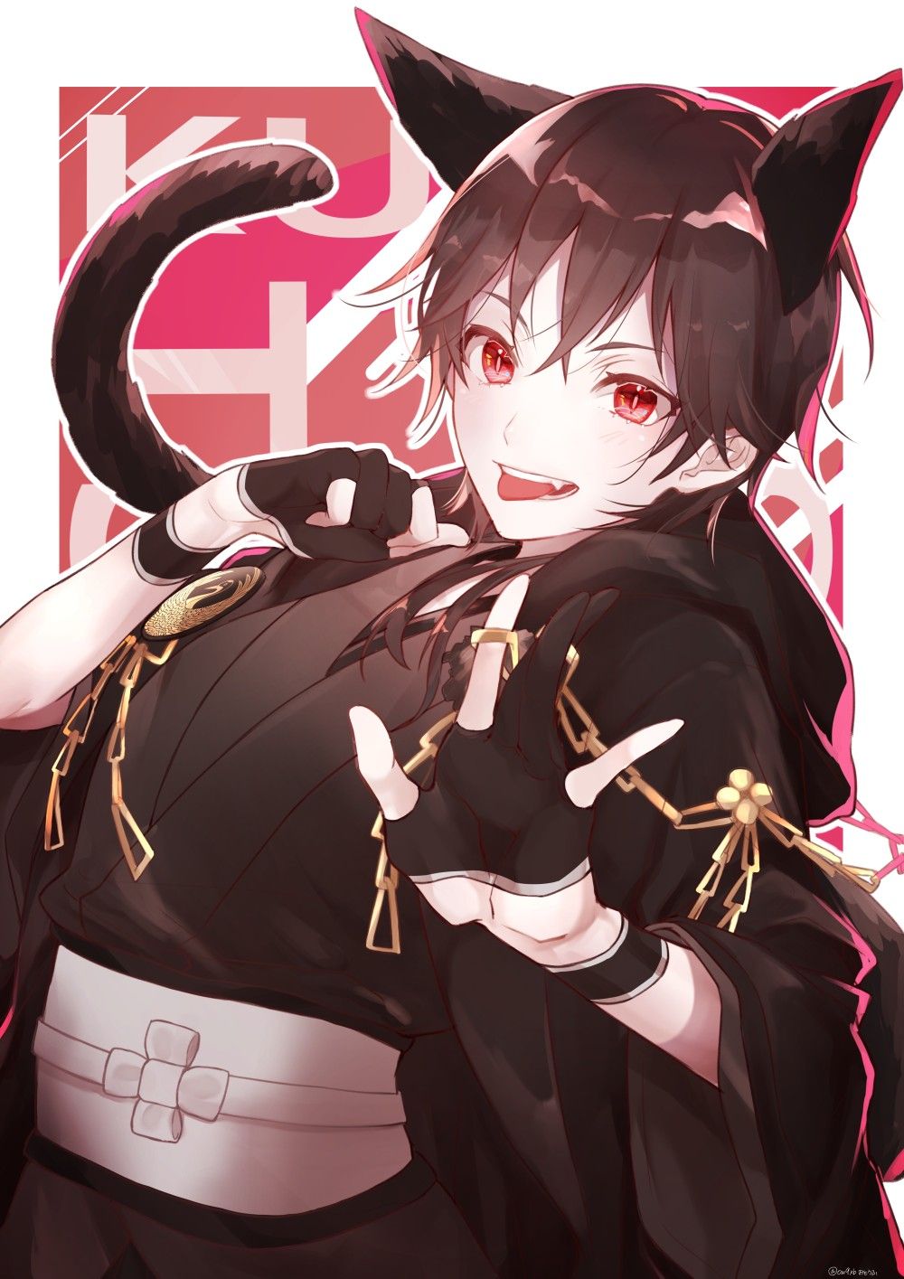 Anime Toukenranbu Toukenranbuonline Toukenranbufanart Toukenranbugame 刀剑乱舞 アニメチビ 猫 アニメ イラスト