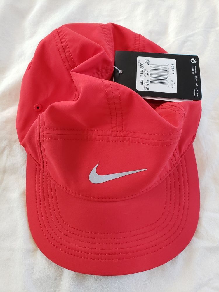 red nike dri fit hat