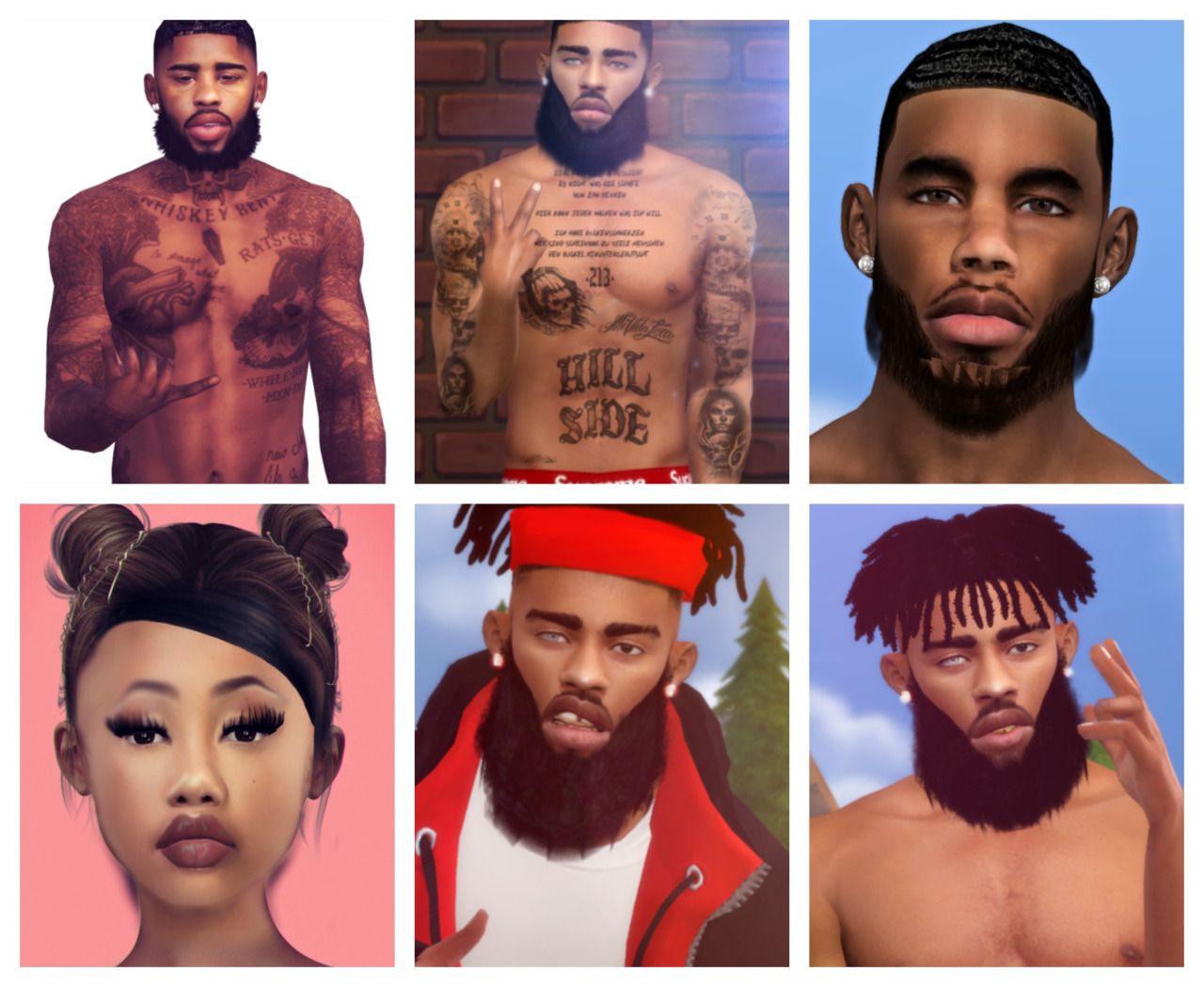 The Sims 4 King Brothers Cas Urban Male Cc Links 2gb Male Cc - www ...