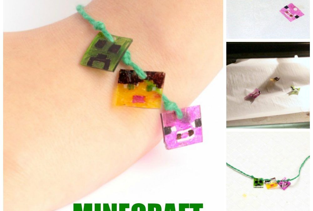 Minecraft Inspired Shrink Plastic Charm Bracelet Minecraft Crafts Fun Homeschool Minecraft Minecraft Inspired Shrink Plastic Charm Bracelet Minecraft Crafts Fun Homeschool Minecraft