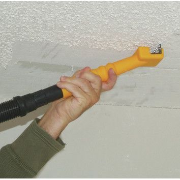 Popcorn ceiling removal tool with vacuum Popcorn ceiling removal tool with vacuum