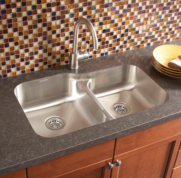 An Undermount Sink Installed In A Formica Laminate