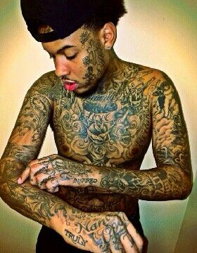 He S Tatted Face Tattoos Weird Tattoos Drug Tattoos