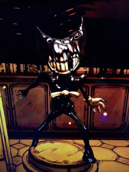 Bendy and the Ink Machine review, tips, easter eggs, cosplay, game inspiration, and more! Bendy And The Ink Machine, Easter Eggs, The Darkest, Intense, Nerd, Darth Vader, Cosplay, Game, Tips