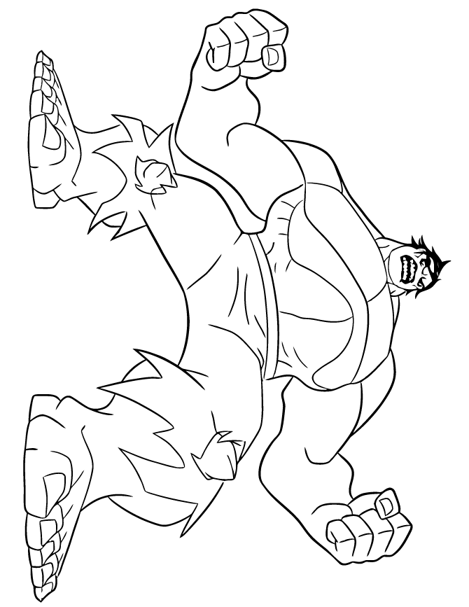 strong incredible hulk coloring page hulk ironman avengers
