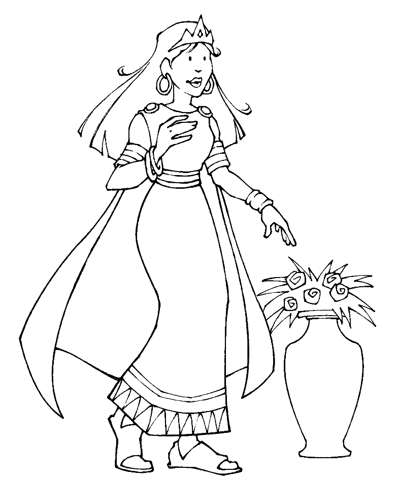 Download ester_regina_14.gif (782×942) | Sunday school crafts, Bible crafts, Coloring pages