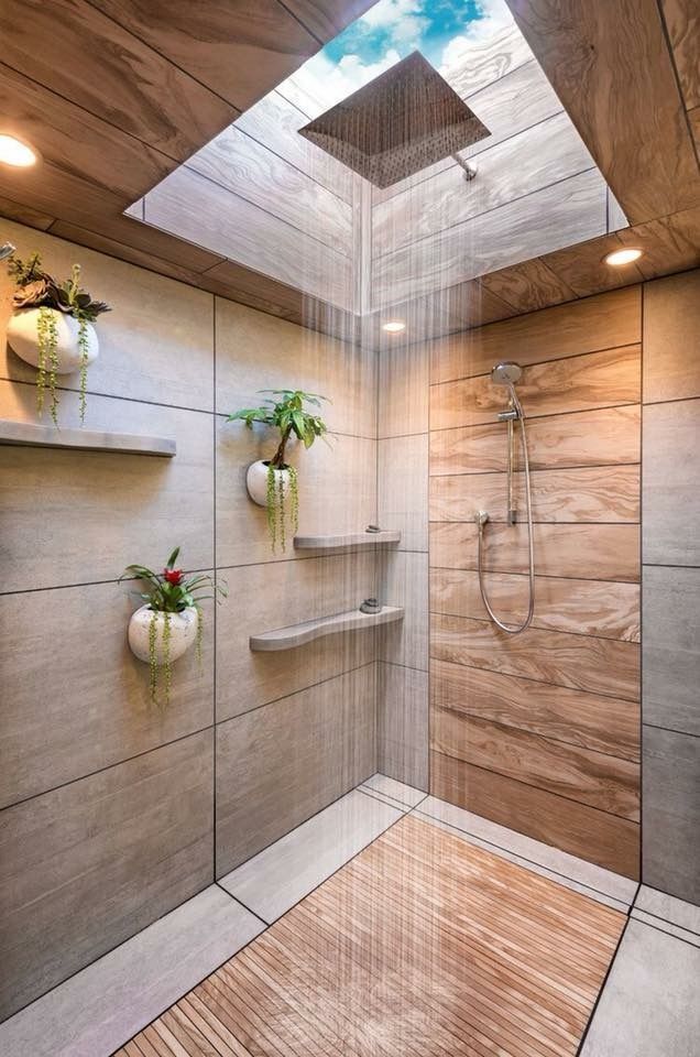 I like the dual shower head option of waterfall and wall mount. Although I do no