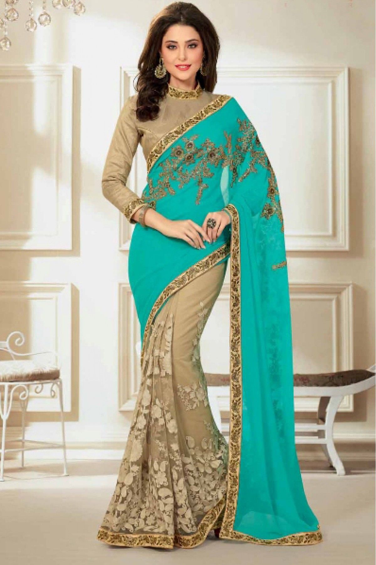 suits made from georgette sarees