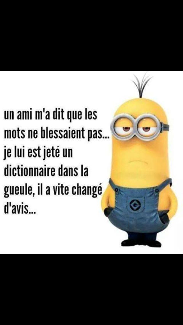 Avoir Images Humour Par Ghyslaine Di Crescenzo Minion Humour Blague Minion le plus cool par