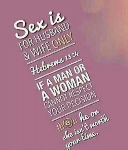 Bible quotes that address sex