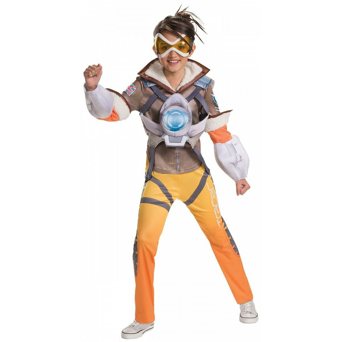 Tracer Deluxe Costume Overwatch Halloween Fancy Dress eBay in 2022