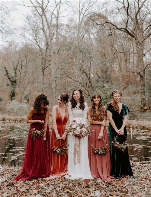 Pin By Elle Salcedo On Punk Wedding In 2020 Fall Bridesmaid