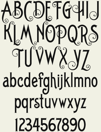 letterhead fonts lhf billhead period style billheads and billhead font