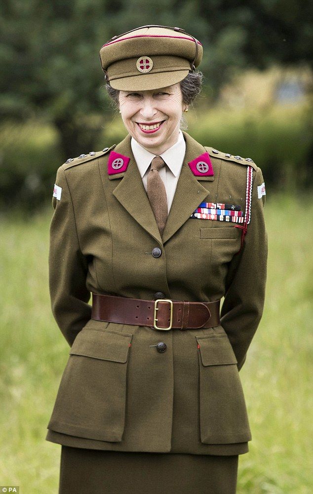 Princess Anne dons military uniform to visit Yorkshire Sculpture Park