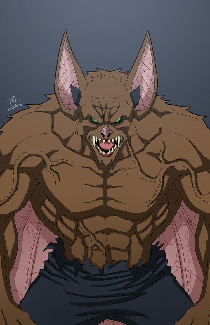 Man Bat Gotham Villains Bat Art Comic Villains