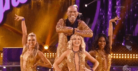 Kareem Needs To Go All The Way In Dwts I Mean He Is A Way Better Dancer Than Me Anyway Dancing With The Stars Giphy Dwts