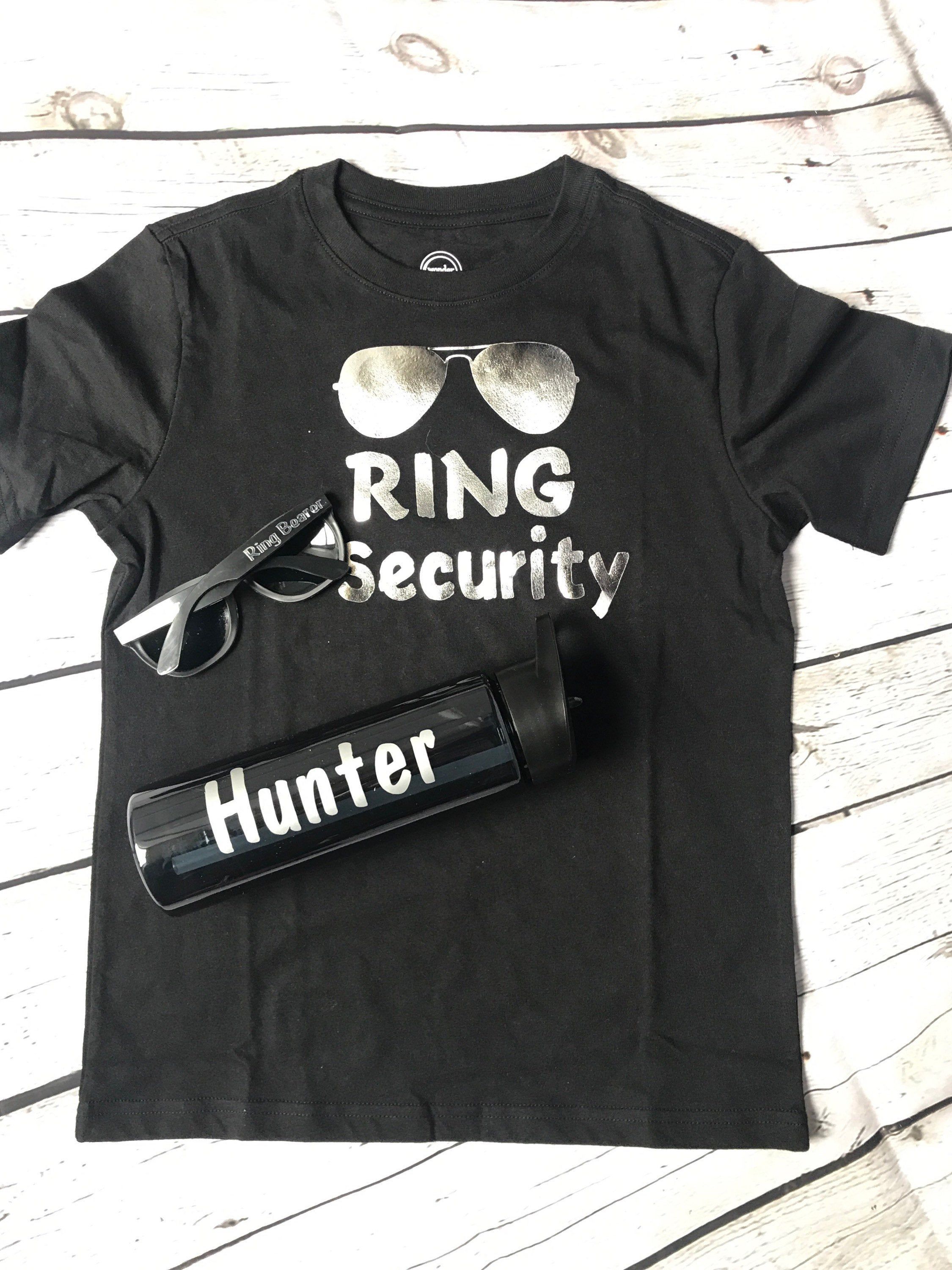 ring belt cups will you be my ring bearer ring security shirt Ring bearer proposal set groomsmen proposal gifts ring bearer gift idea