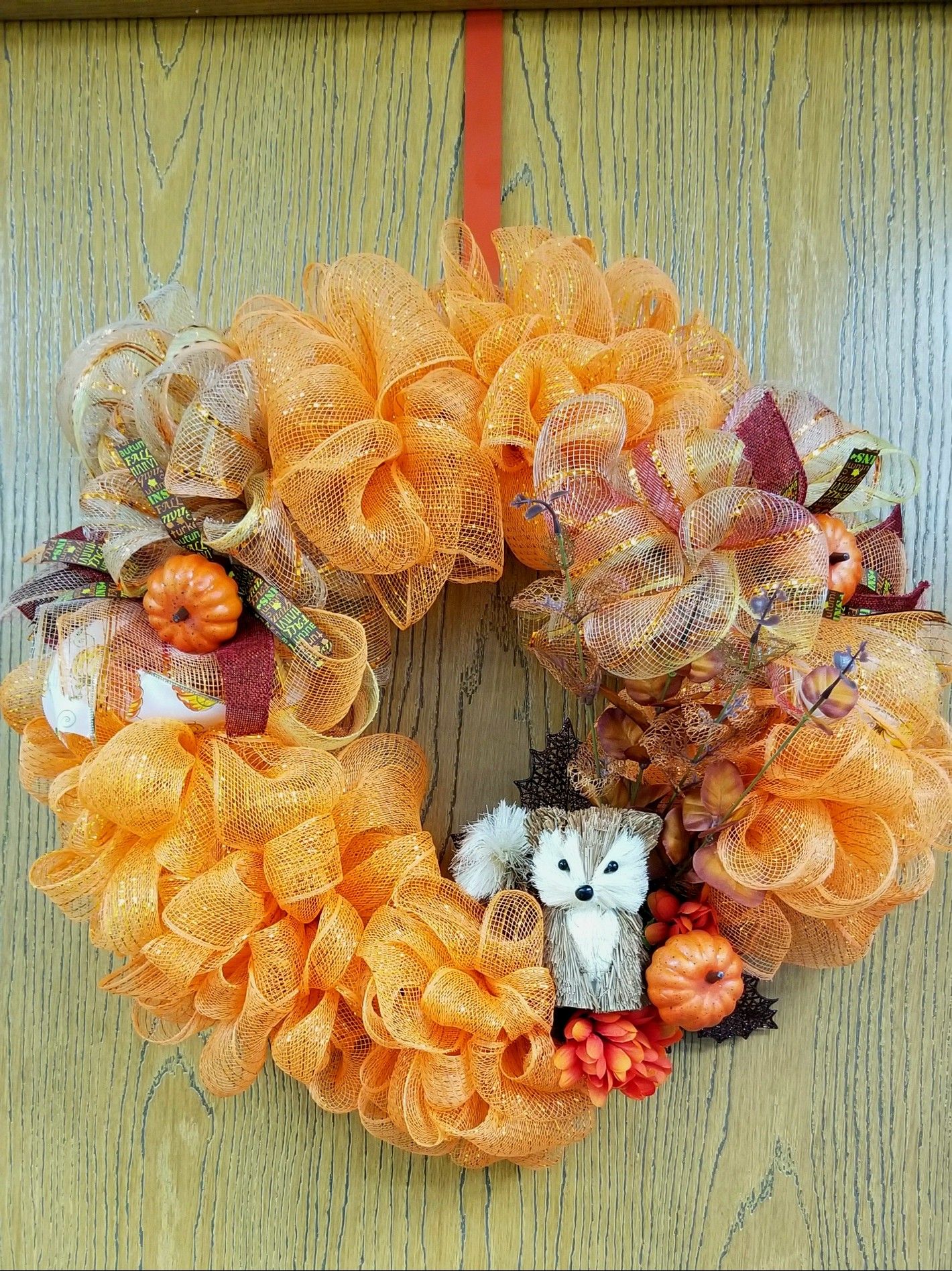Bought everything to make this wreath from the Dollar Tree accept for