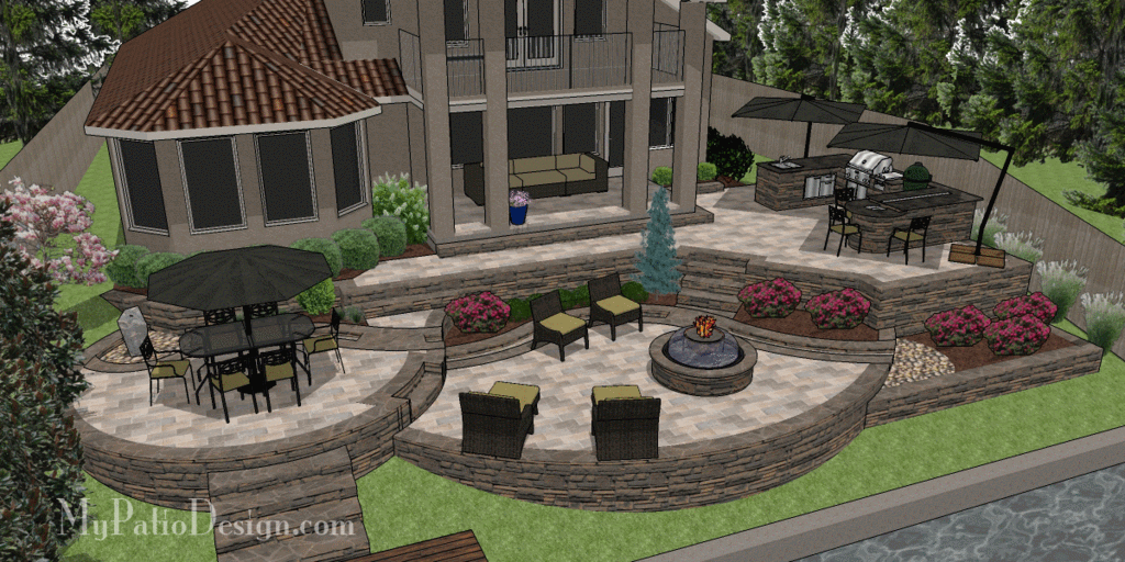 Custom 3d Patio Design Designing Patios You Love To Use Concrete Designs Outdoor Patio Design Concrete Designs, Free Patio Design